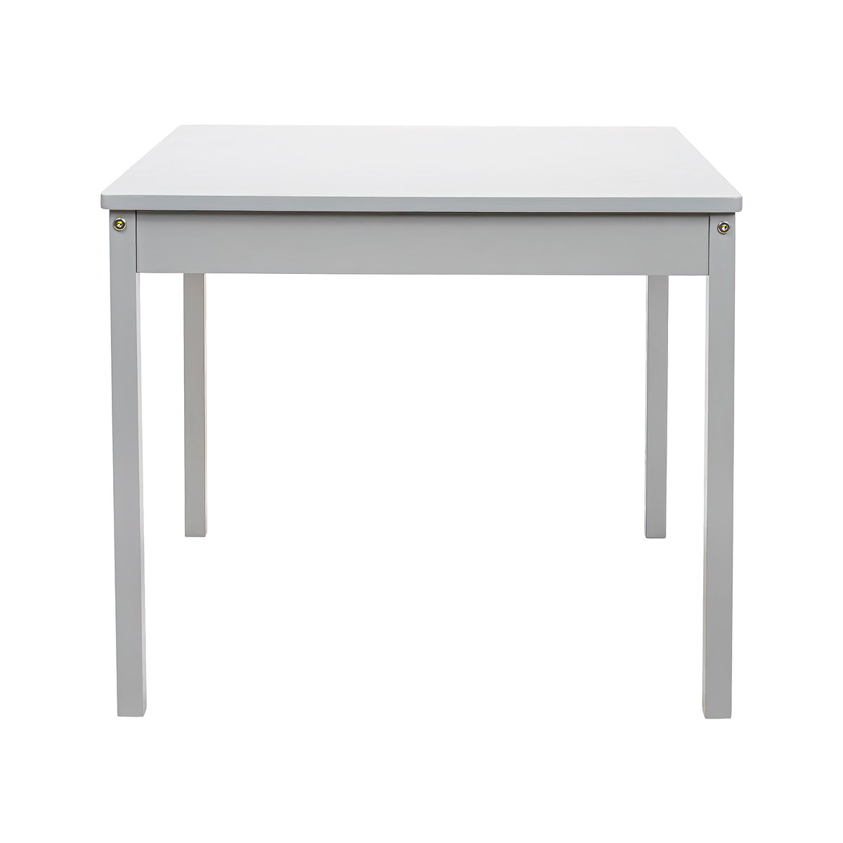 PJ Wood Children's Table and 2 Chairs Set for Kids Ages 1-5 Years Old (Open Box)