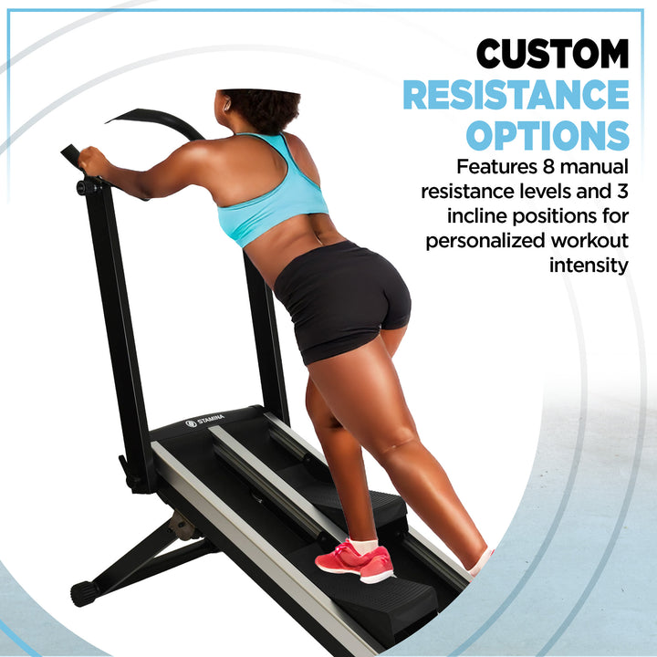 Stamina Stair Climber, Compact Exercise Stepper Machine for Home Workout