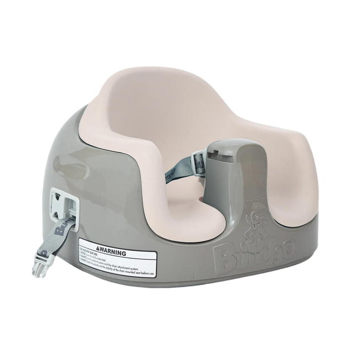 Bumbo Toddler 3-in-1 Booster High Chair and Tray, Breige/White Sand, 2 Pack