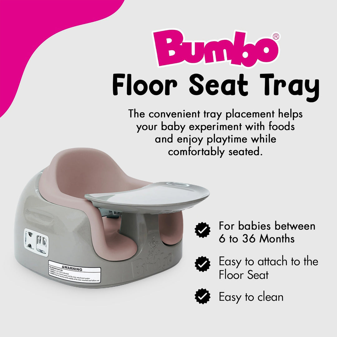Bumbo Toddler Multi Seat 3-in-1 Booster High Chair and Tray, Breige/Sonoran Rose