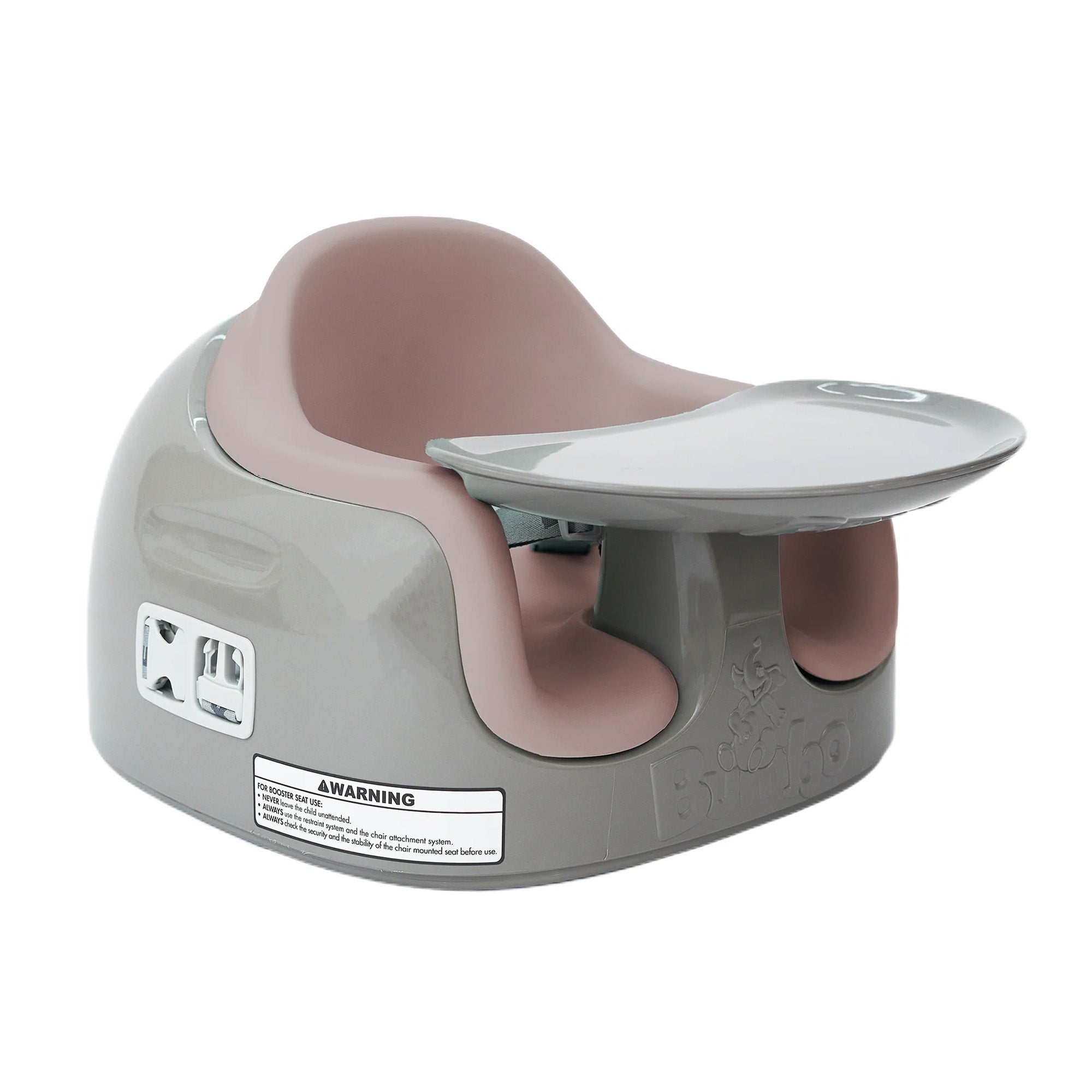 Bumbo Toddler Multi Seat 3-in-1 Booster High Chair and Tray, Breige/Sonoran Rose - VMInnovations