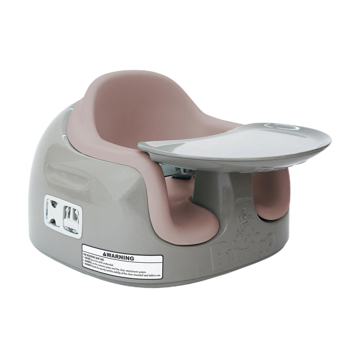 Bumbo Toddler 3-in-1 Booster High Chair and Tray, Breige/Sonoran Rose, 2 Pack