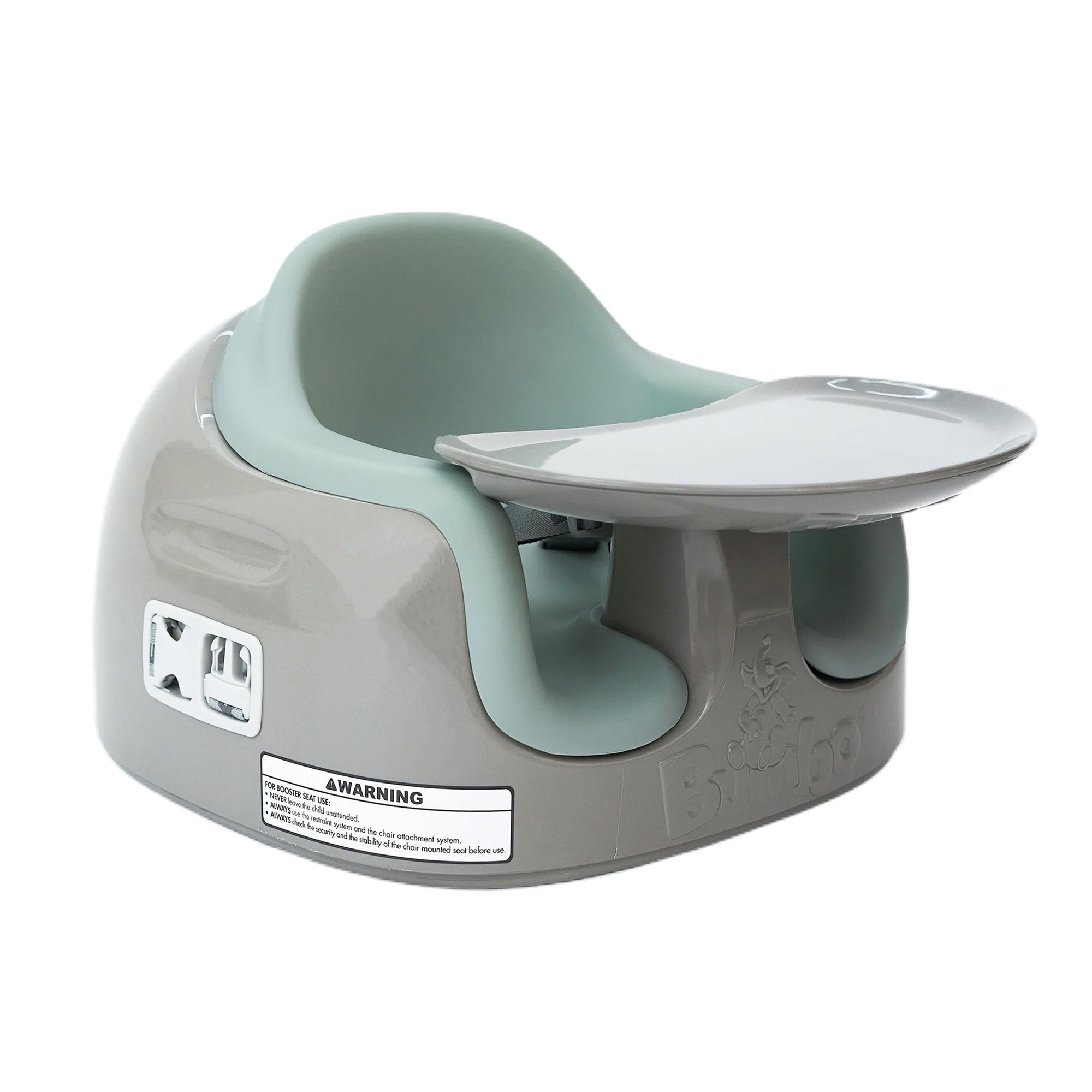Bumbo Toddler Multi Seat 3-in-1 Booster High Chair and Tray, Beige & Agave, 2 Pack