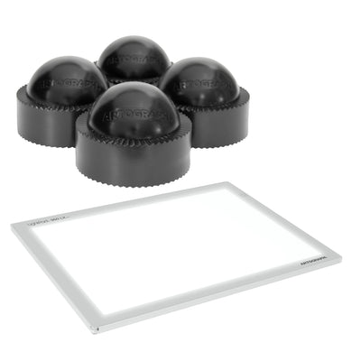 Artograph Featherweight 24x17" Dimmable Slim Lightpad + PadPucks Stackable Stand