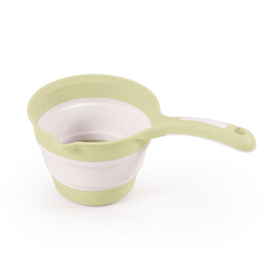 DOLU NUVE Foldable Bath Ladle for Compact Toddler Wash Tub, Ages 6+ Months, Eco Green - VMInnovations