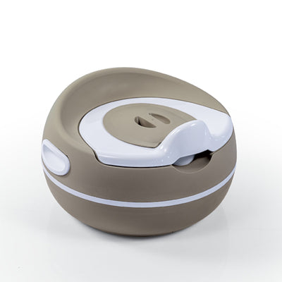 Dolu Nuve Potty Training Seat, Portable Toilet Chair for Kids, Stone Grey - VMInnovations