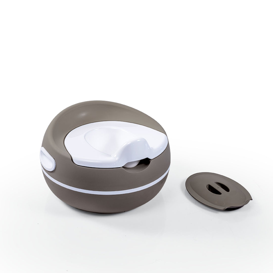 Dolu Nuve Potty Training Seat, Portable Toilet Chair for Kids, Stone Grey