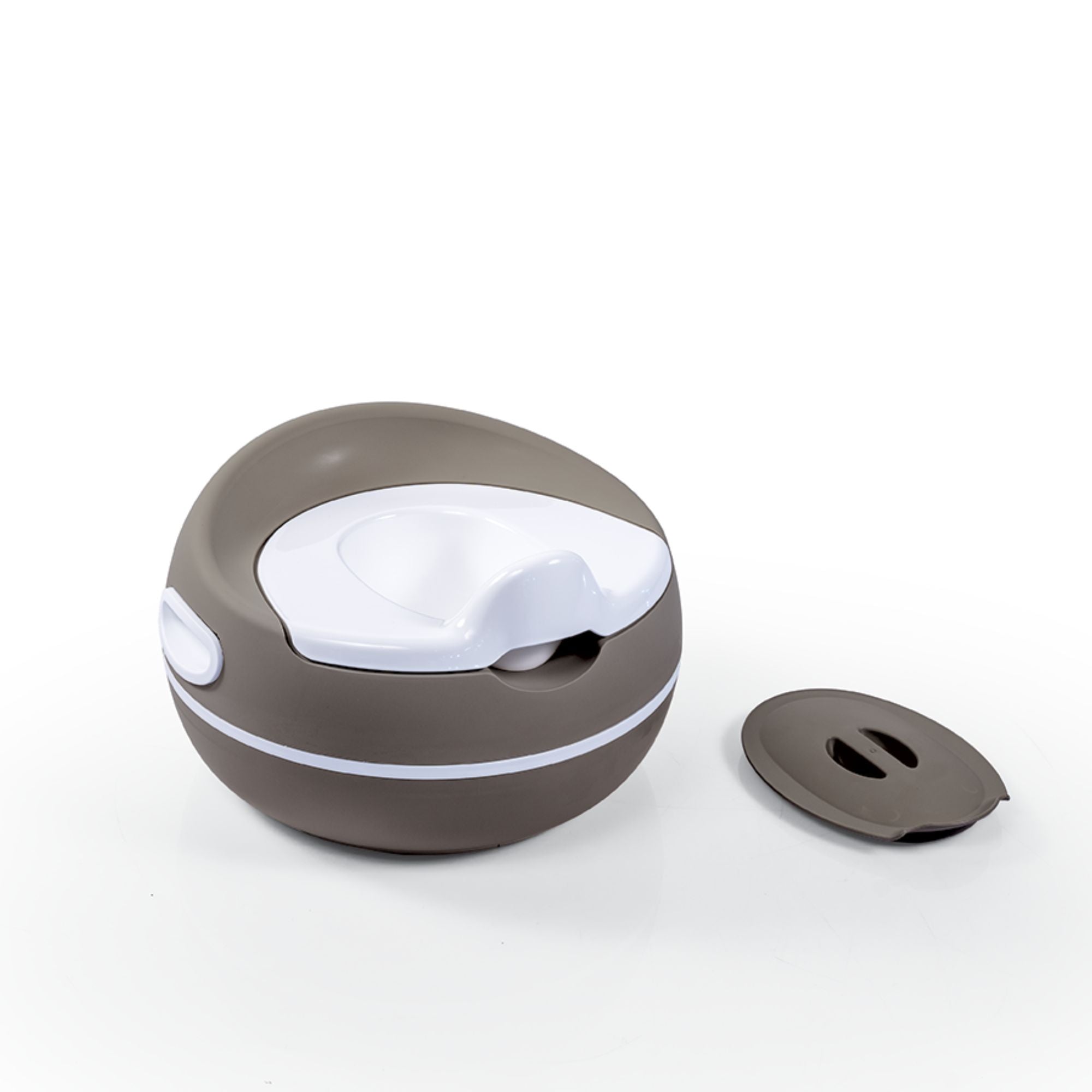 Dolu Nuve Potty Training Seat, Portable Toilet Chair for Kids, Stone Grey - VMInnovations