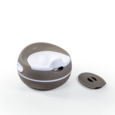 Dolu Nuve Potty Training Seat, Portable Toilet Chair for Kids, Stone Grey - VMInnovations