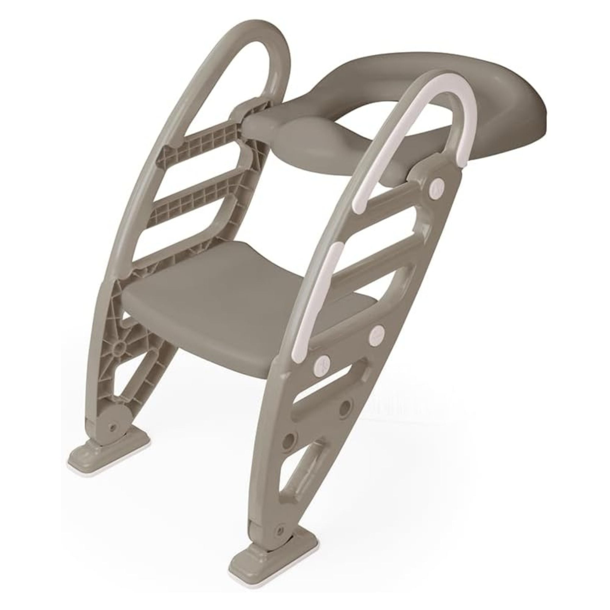 Dolu Nuve Potty Toilet Training Seat with Adjustable Ladder for Kids, Stone Grey - VMInnovations