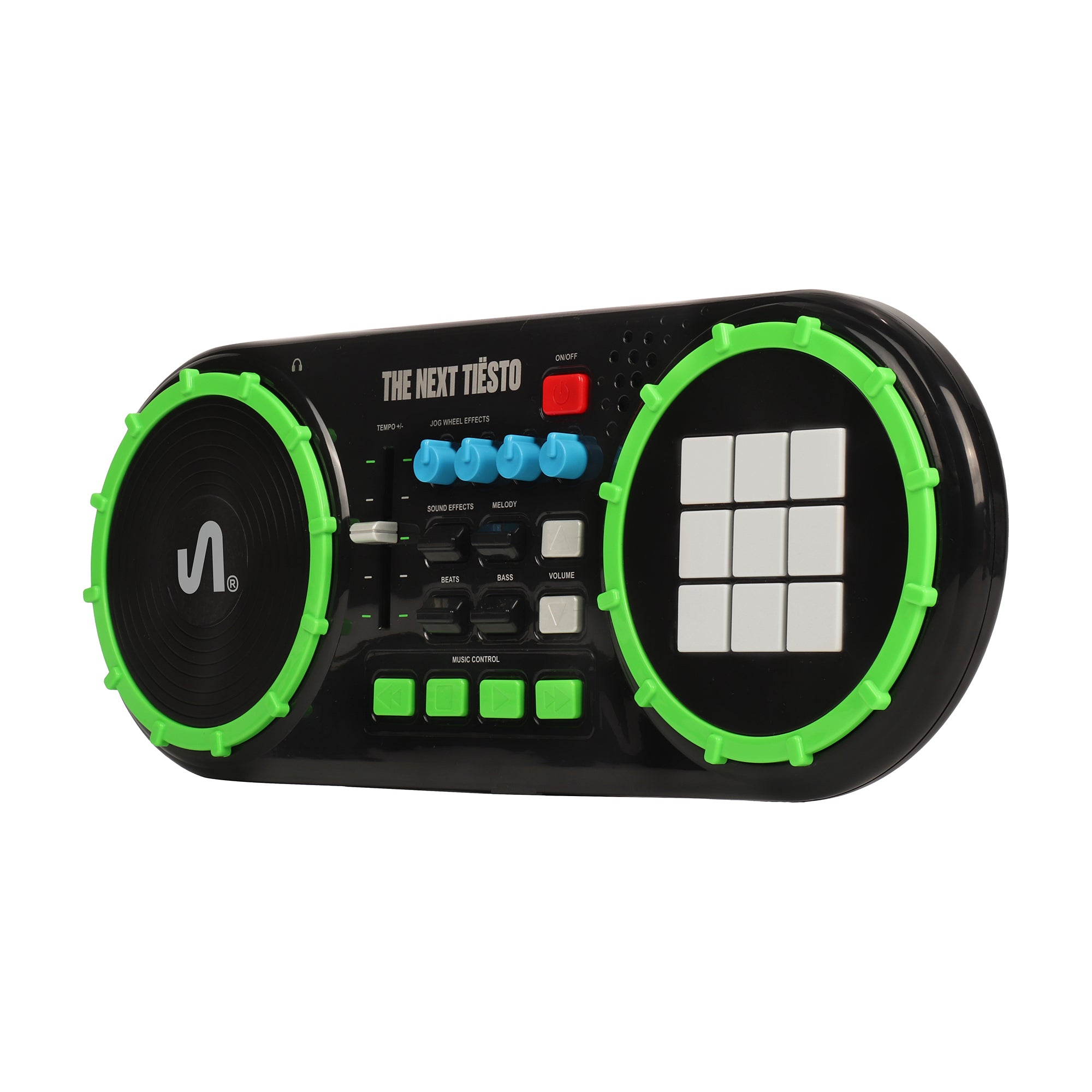 The Next Beat by Tiesto Mixer for Kids w/Jog Wheel, Effects, & LED (Open Box) - VMInnovations