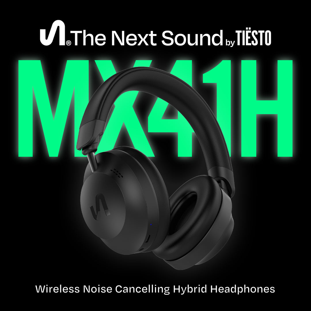The Next Sound by Tiesto Over-Ear Wireless Noise Cancelling Headphones(Open Box)