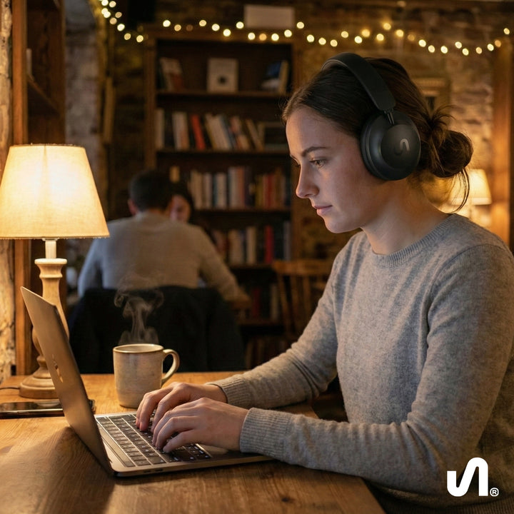 The Next Sound by Tiesto Over-Ear Wireless Noise Cancelling Headphones, MX41H