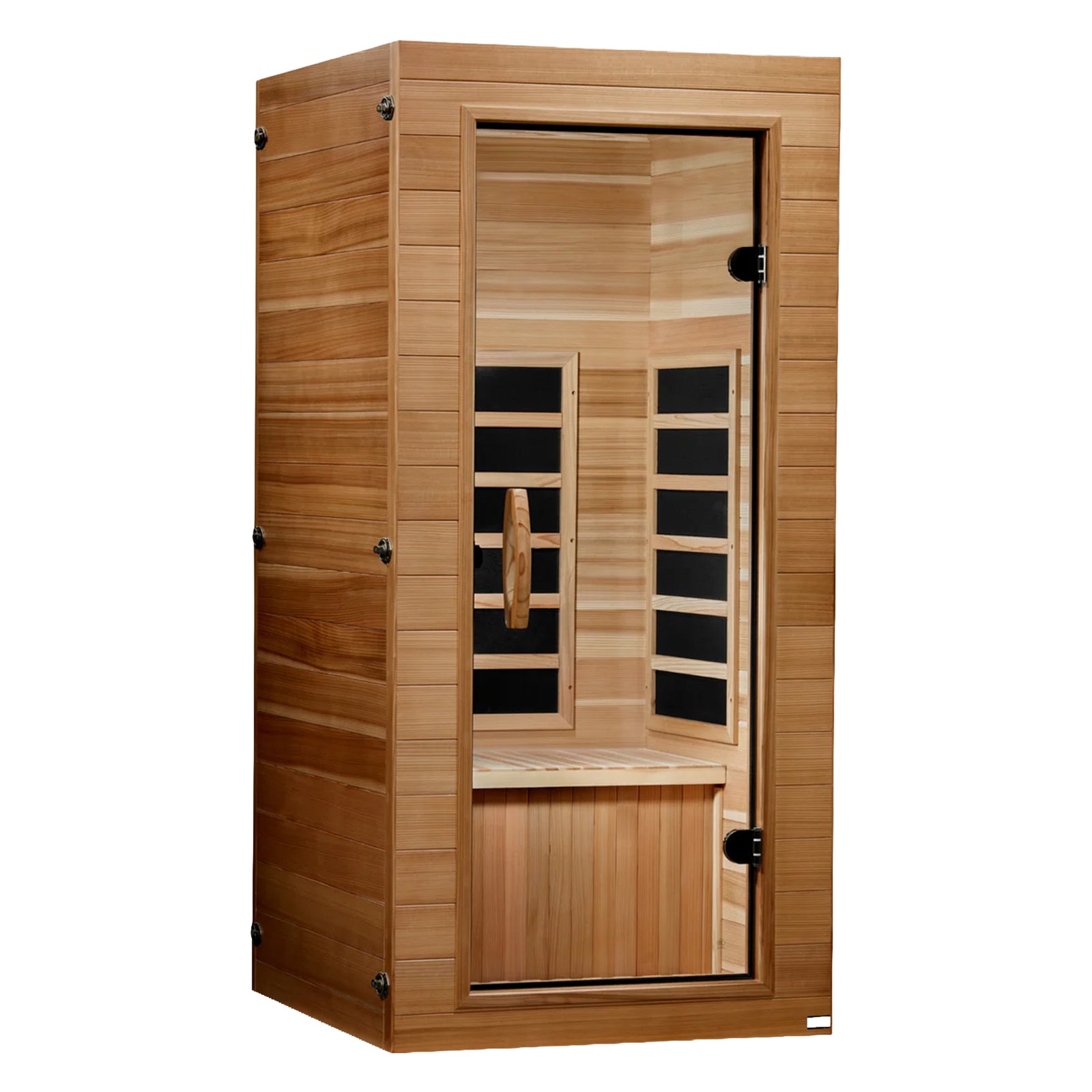Dynamic Saunas Elite 1 Person Compact Ultra Low EMF FAR Infrared Home Sauna - VMInnovations