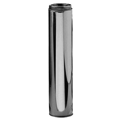 Selkirk 6" SureTemp Chimney Pipe 48" Length Double Wall Stainless Silver, 206148 - VMInnovations