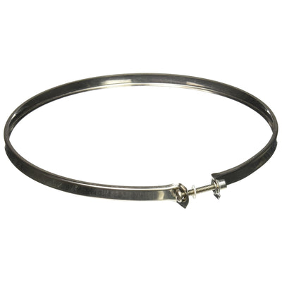 Selkirk 6" SureTemp Chimney Locking Band Stainless Steel Ring, Silver, 206450 - VMInnovations