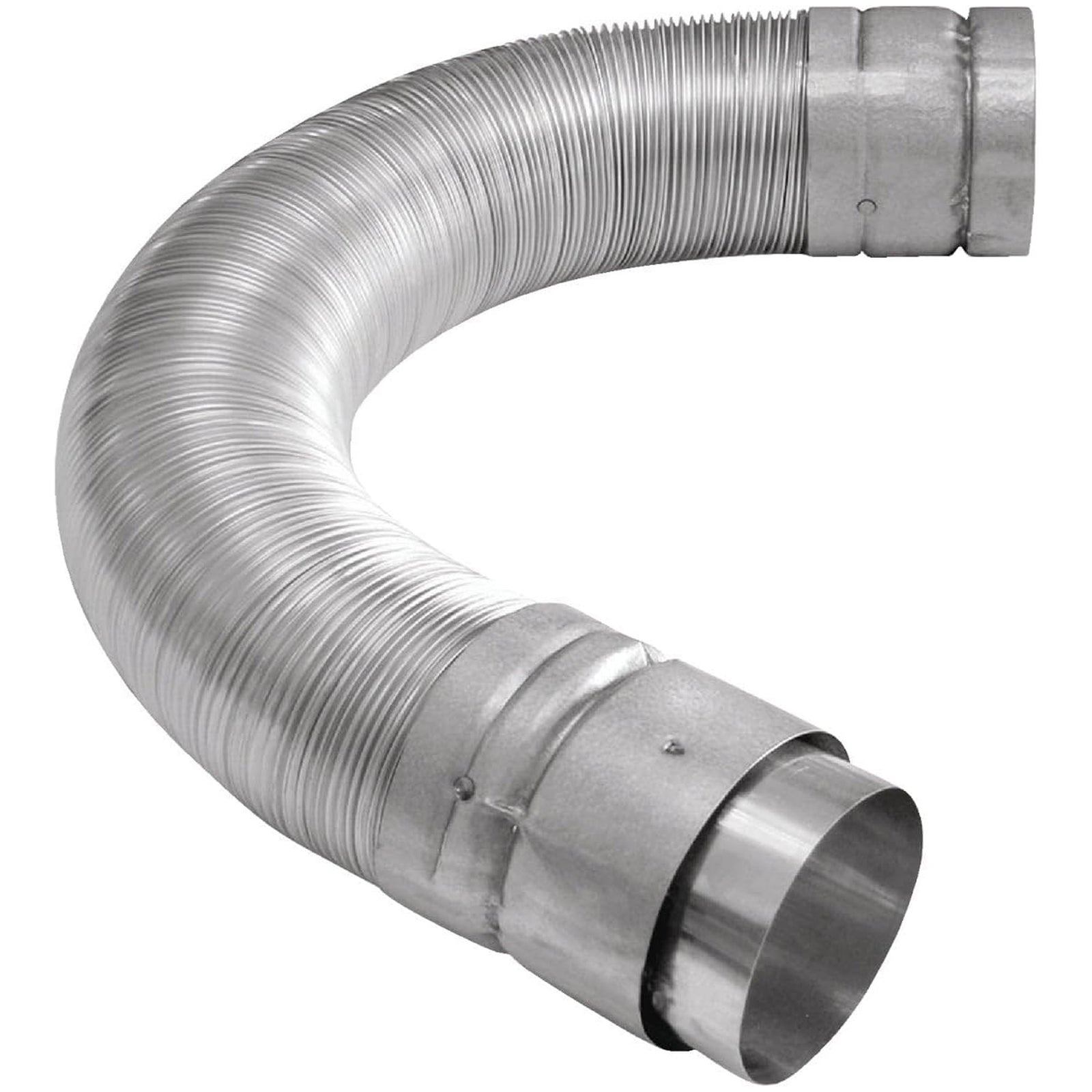 Selkirk 3' Expandable Gas Vent Connector Type B Appliance Adapter Silver, 173036 - VMInnovations