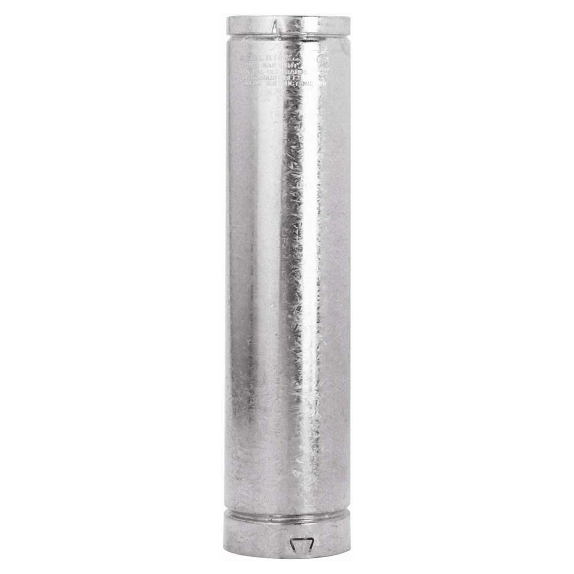 Selkirk 4" Diameter Round Pipe, Aluminum Type B Gas Vent, 36" Length (Open Box) - VMInnovations