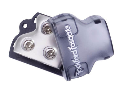 2) ROCKFORD FOSGATE RFD1 0/1/4-Gauge Ga Car Audio Distribution Block 1-In 2-Out
