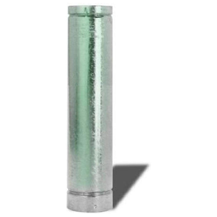 Selkirk 6" Diameter Round Type B Gas Chimney Vent Pipe 36" Length Silver, 106036