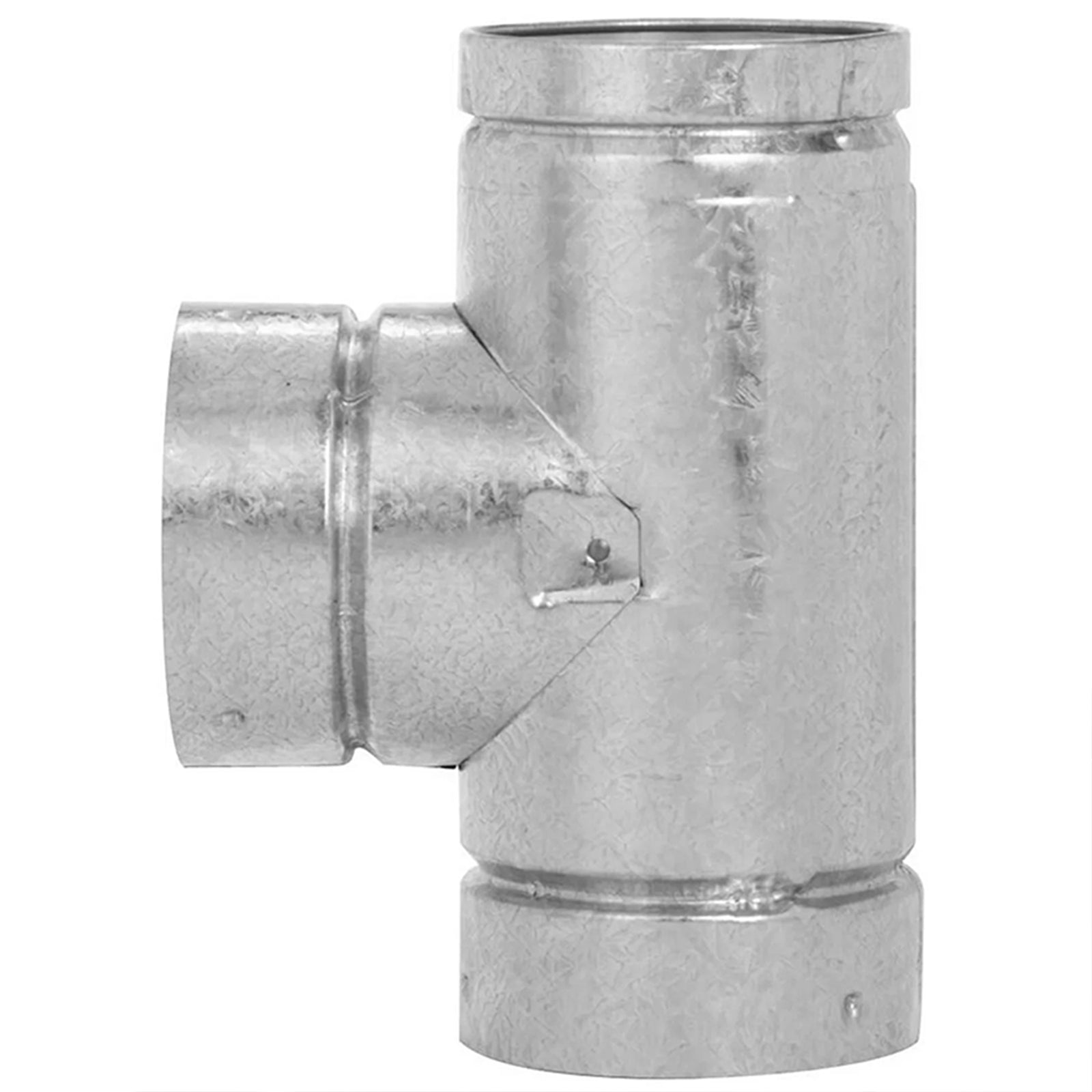 Selkirk 4" Diameter Round Tee, Aluminum Double Wall Type B Gas Vent, 104100 - VMInnovations