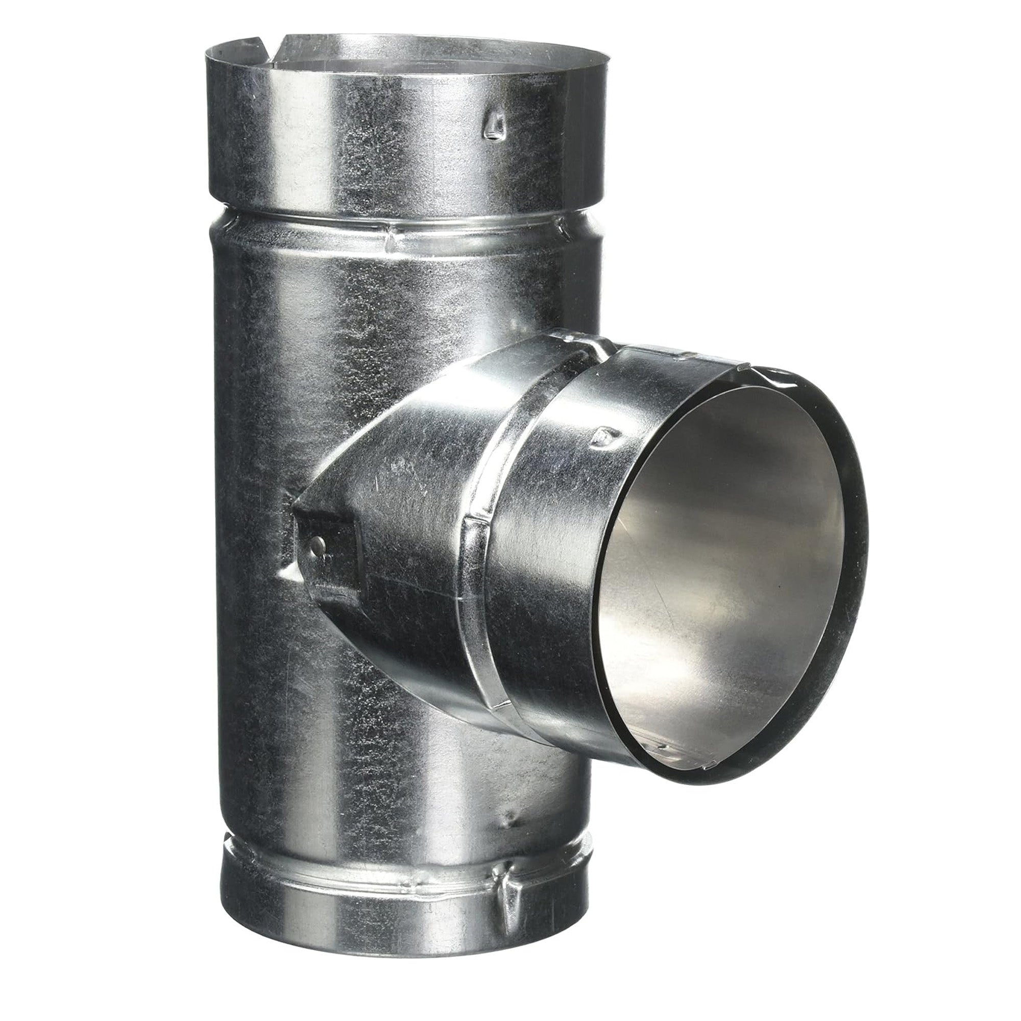 Selkirk 4" Diameter Round Tee, Aluminum Double Wall Type B Gas Vent, 104100 - VMInnovations