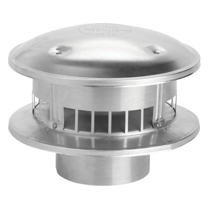 Selkirk 3" Diameter Type B Gas Vent Round Top with Easy Connect Joint, 103800
