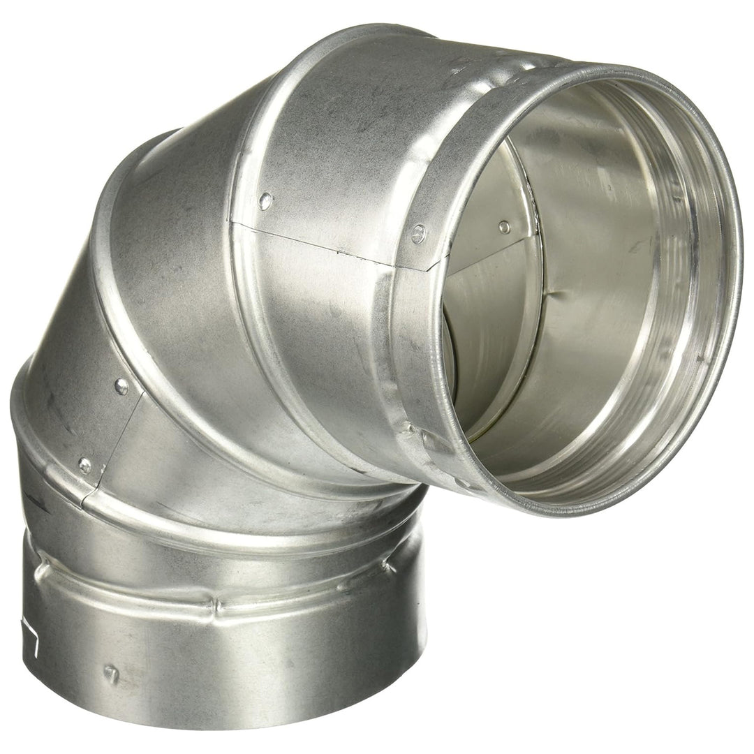Selkirk Type B Gas Vent with 5" Diameter and 90 Degree Adjustable Elbow, 105230