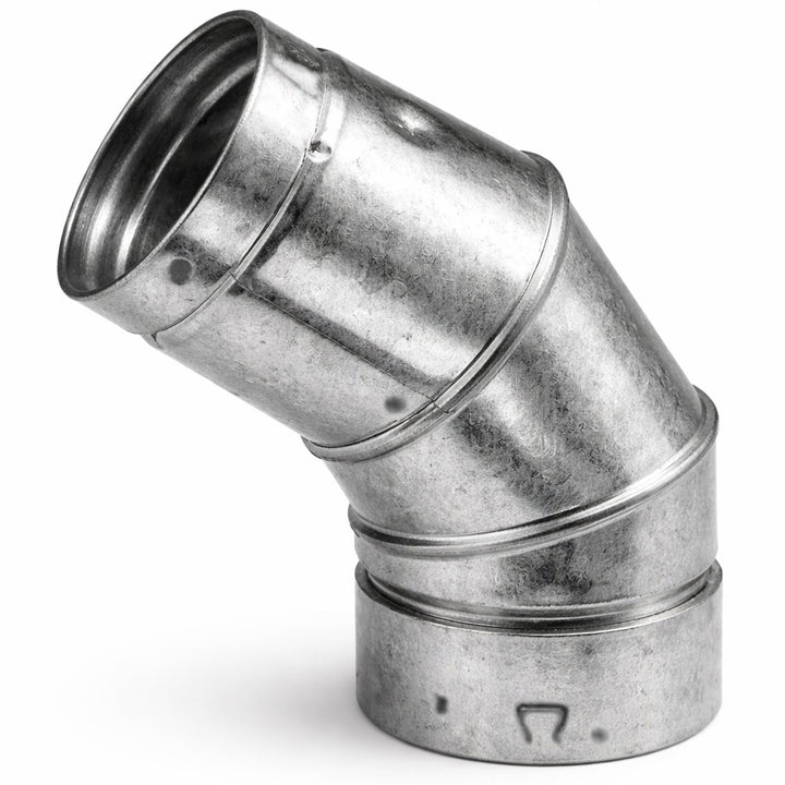 Selkirk 4" Diameter Adjustable Elbow, Aluminum Type B Gas Vent 45/60, 104222