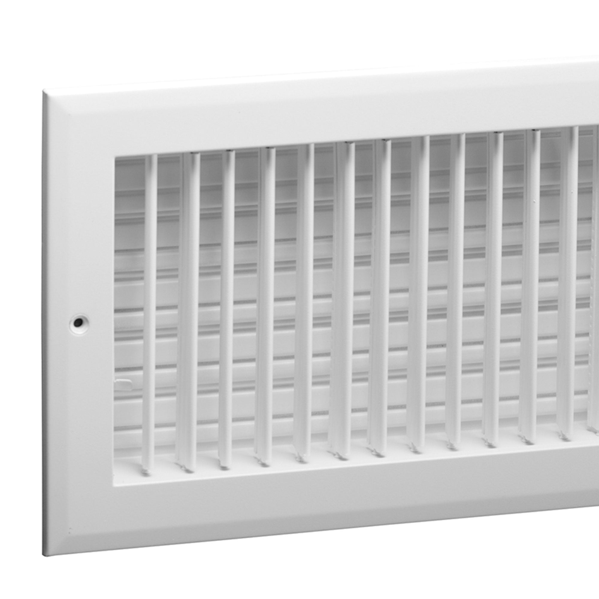 Hart & Cooley 8 x 8 Inch Air Vent Cover, Register w/Multi-Shutter Damper, White - VMInnovations