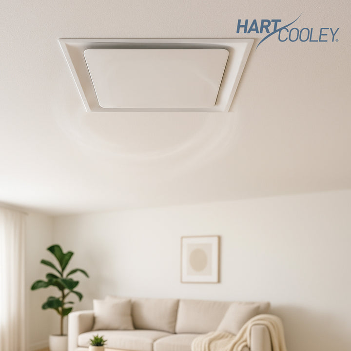 Hart & Cooley 6" Steel Plate Diffuser with Fixed Collars & R6 Molder Insulation
