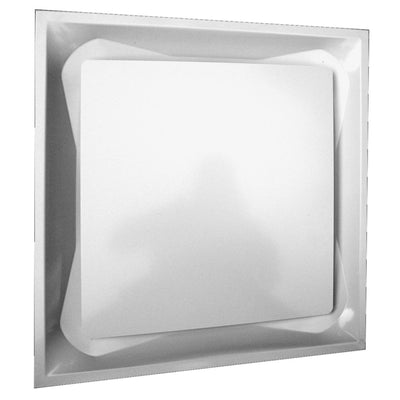 Hart & Cooley 6" Steel Plate Diffuser with Fixed Collars & R6 Molder Insulation - VMInnovations