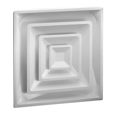Hart & Cooley Steel 4-Way Diffuse with 3 Cone Design and 10 Inch Fixed Collar - VMInnovations