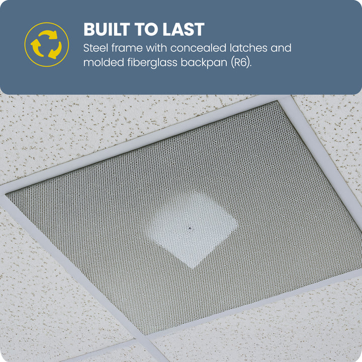Hart & Cooley Steel Perforated Supply with R4.2 Fiberglass Molded Insulation - VMInnovations