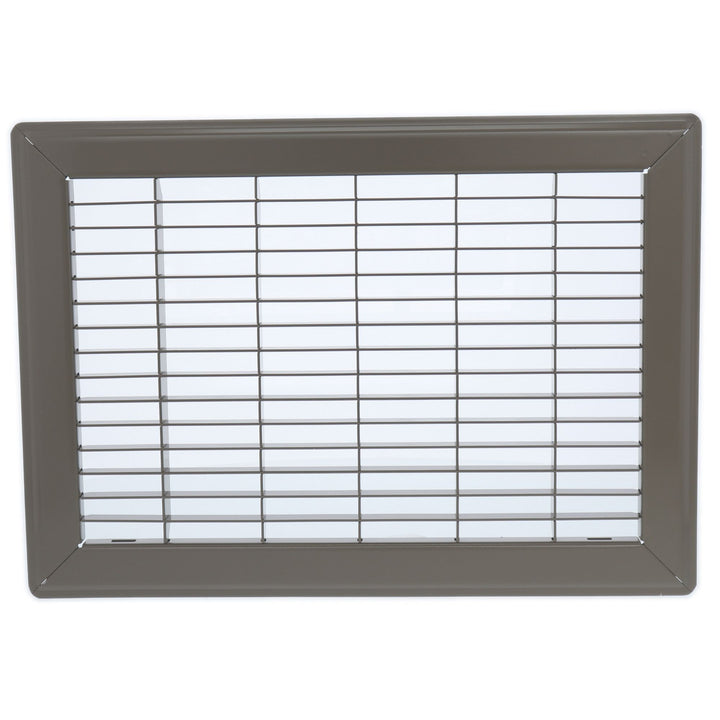 Hart & Cooley 6" x 10" Heavy Duty Steel Floor Grille, HVAC Vent Cover, Brown