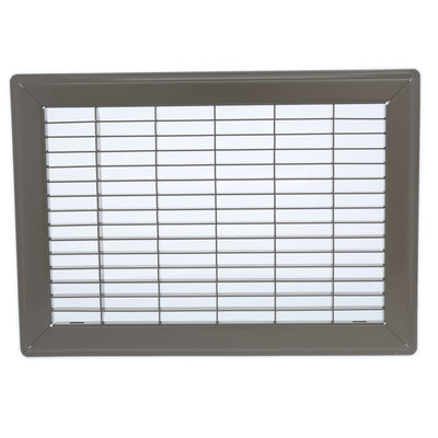 Hart & Cooley 6" x 14" Heavy Duty Steel Floor Grille, HVAC Vent Cover, Brown - VMInnovations