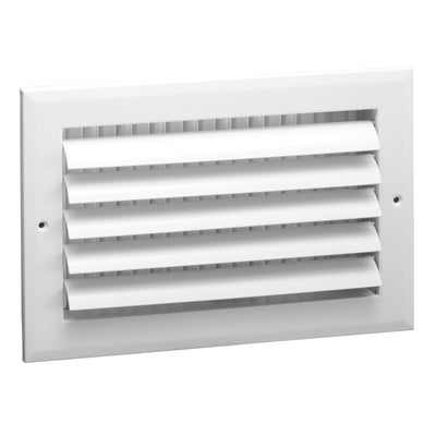 Hart & Cooley 12"x4" Aluminum Curved Blade Register Multi-Shutter Damper, 1-Way - VMInnovations