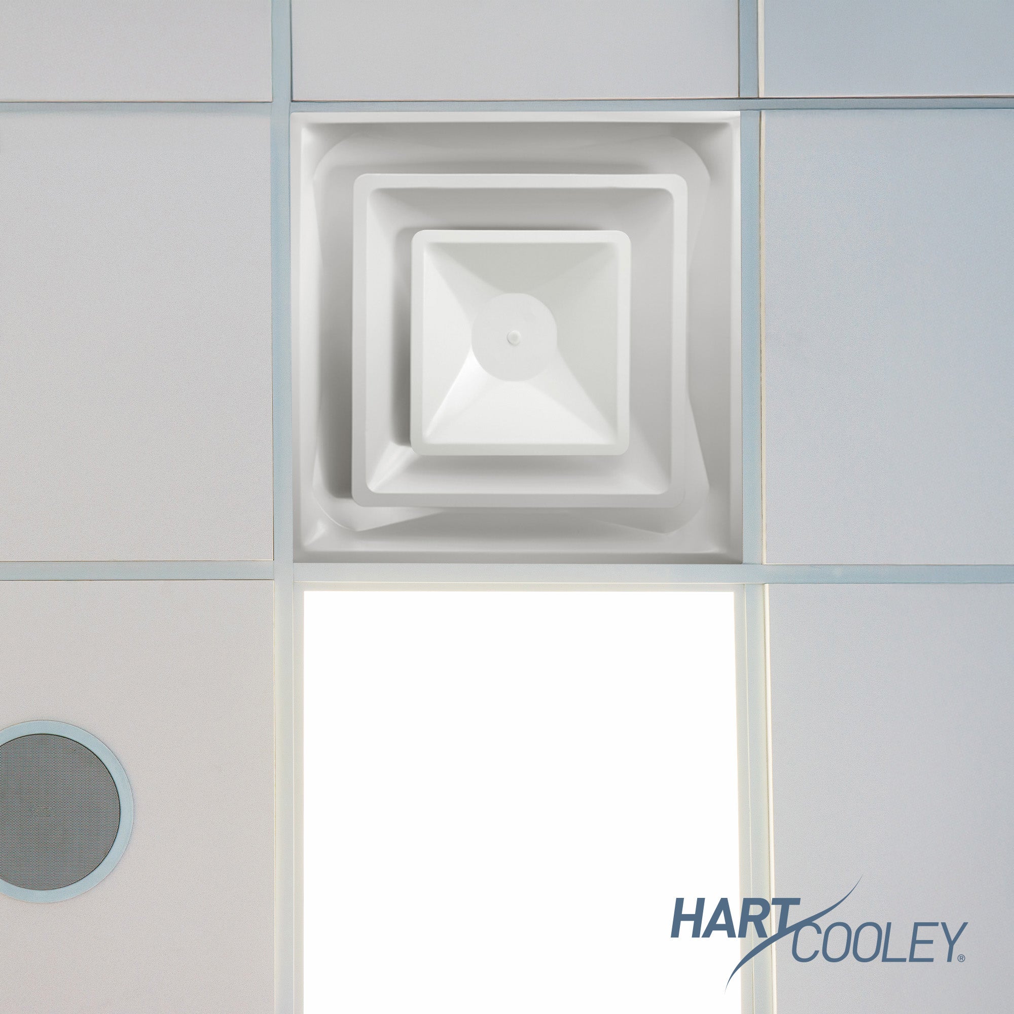 Hart & Cooley Steel 4-Way Diffuse with 2 Cone Design and 6 Inch Fixed Collar - VMInnovations