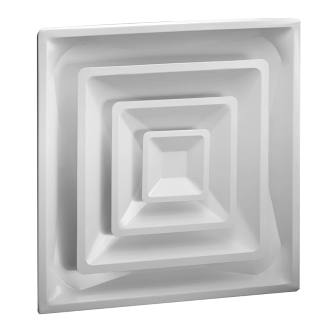 Hart & Cooley Steel 4-Way Diffuse with 3 Cone Design and 8 Inch Fixed Collar