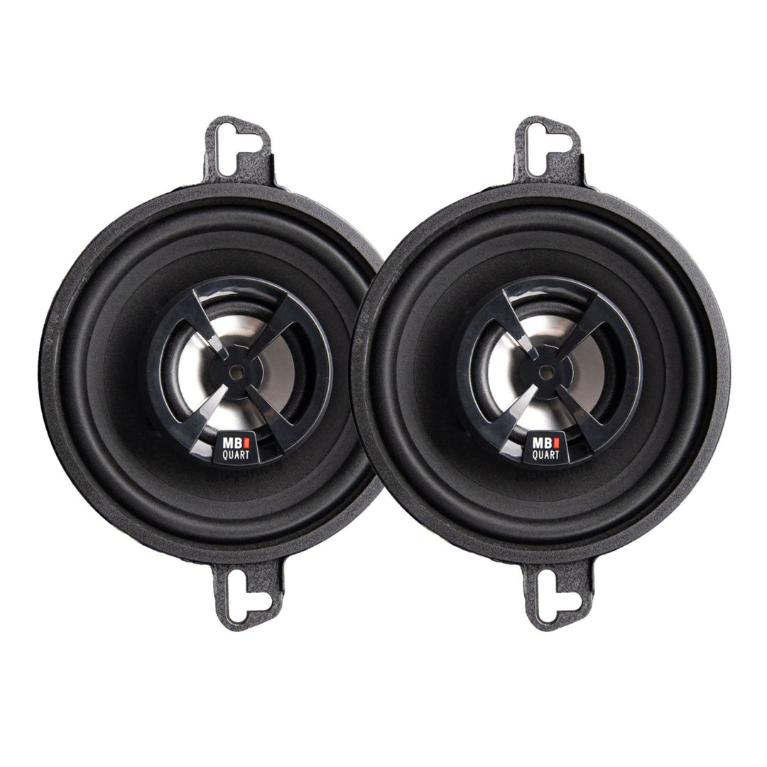 MB Quart Discus 3.5" 2-Way Car Audio Component Coaxial Speakers, 70W Peak Power