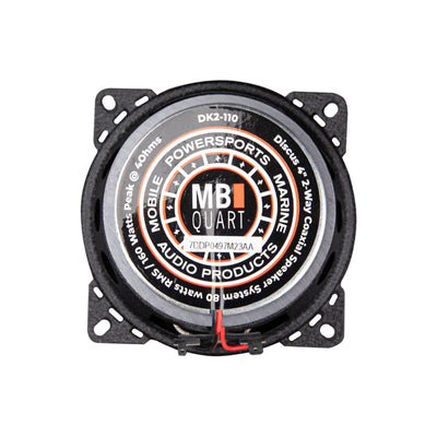 MB Quart Discus 4" 2-Way Car Audio Component Coaxial Speakers, 80W Peak Power - VMInnovations
