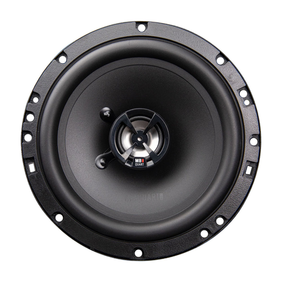 MB Quart Discus 6.5" 3-Way Car Audio Component Coaxial Speakers, 120W Peak Power