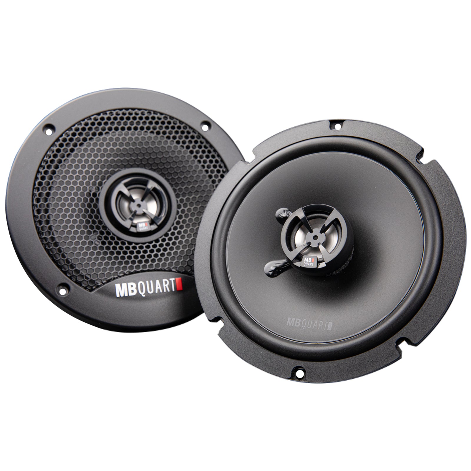 MB Quart DK2-116S Discus 6.5-Inch Shallow Mount 2-Way Coaxial Car Speakers - VMInnovations