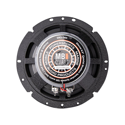 MB Quart DK2-116S Discus 6.5" Shallow Mount 2-Way Coaxial Car Speakers, 2 Pairs