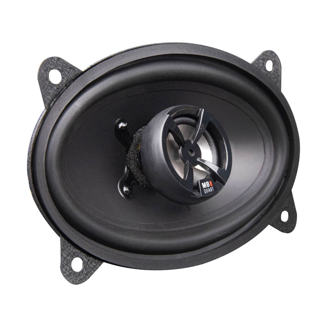 MB Quart 4x6-Inch 2 Way Car Audio Coaxial Speakers, 180W Peak Power, 88 dB, Pair