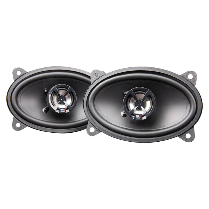 MB Quart 4x6-Inch 2 Way Car Audio Coaxial Speakers, 180W Peak Power, 88 dB, Pair