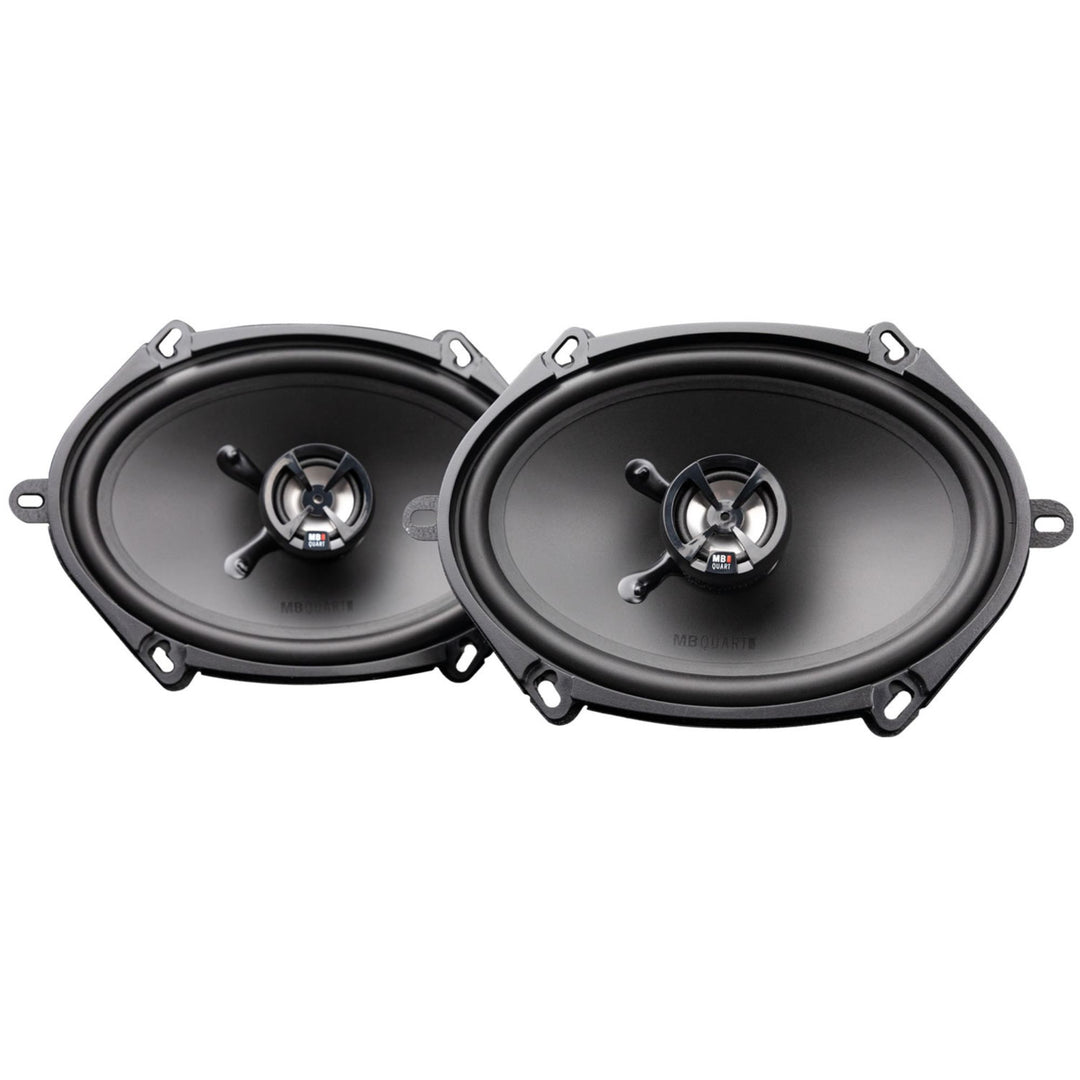 MB Quart Discus 5x7" & 6x8" 2 Way Car Audio Coaxial Speakers, 100W Peak, Pair