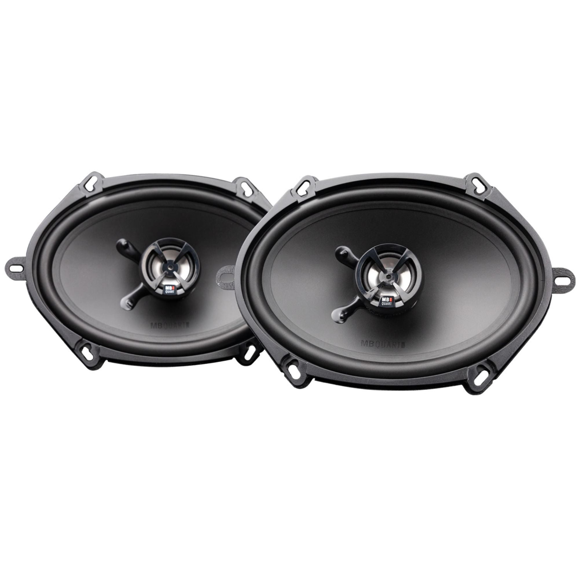 MB Quart Discus 5x7" & 6x8" 2 Way Car Audio Coaxial Speakers, 100W Peak, Pair - VMInnovations