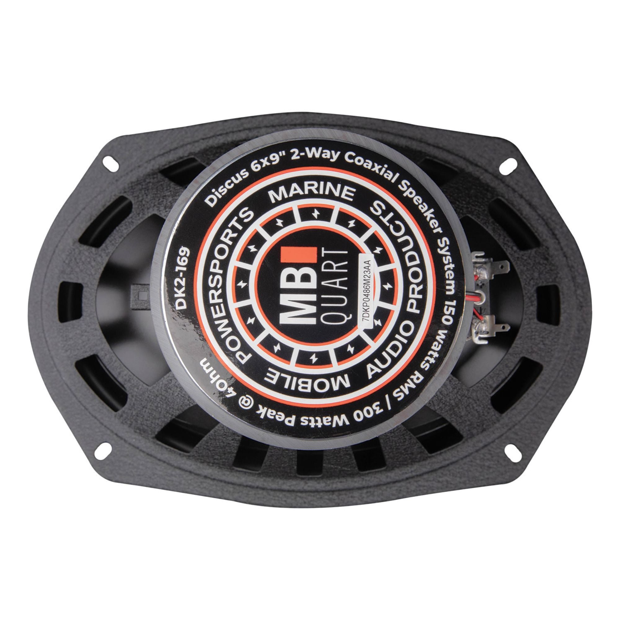 MB Quart Discus 6" x 9" Coaxial Speakers w/ QPower Wedge Speaker Box Enclosures