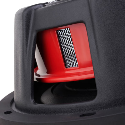 MB Quart 8" Shallow Wall Mount Stereo Subwoofer with 500W Peak Power, Black - VMInnovations